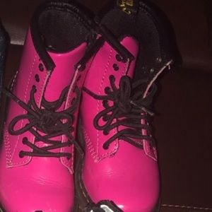 Toddler pink doc martens